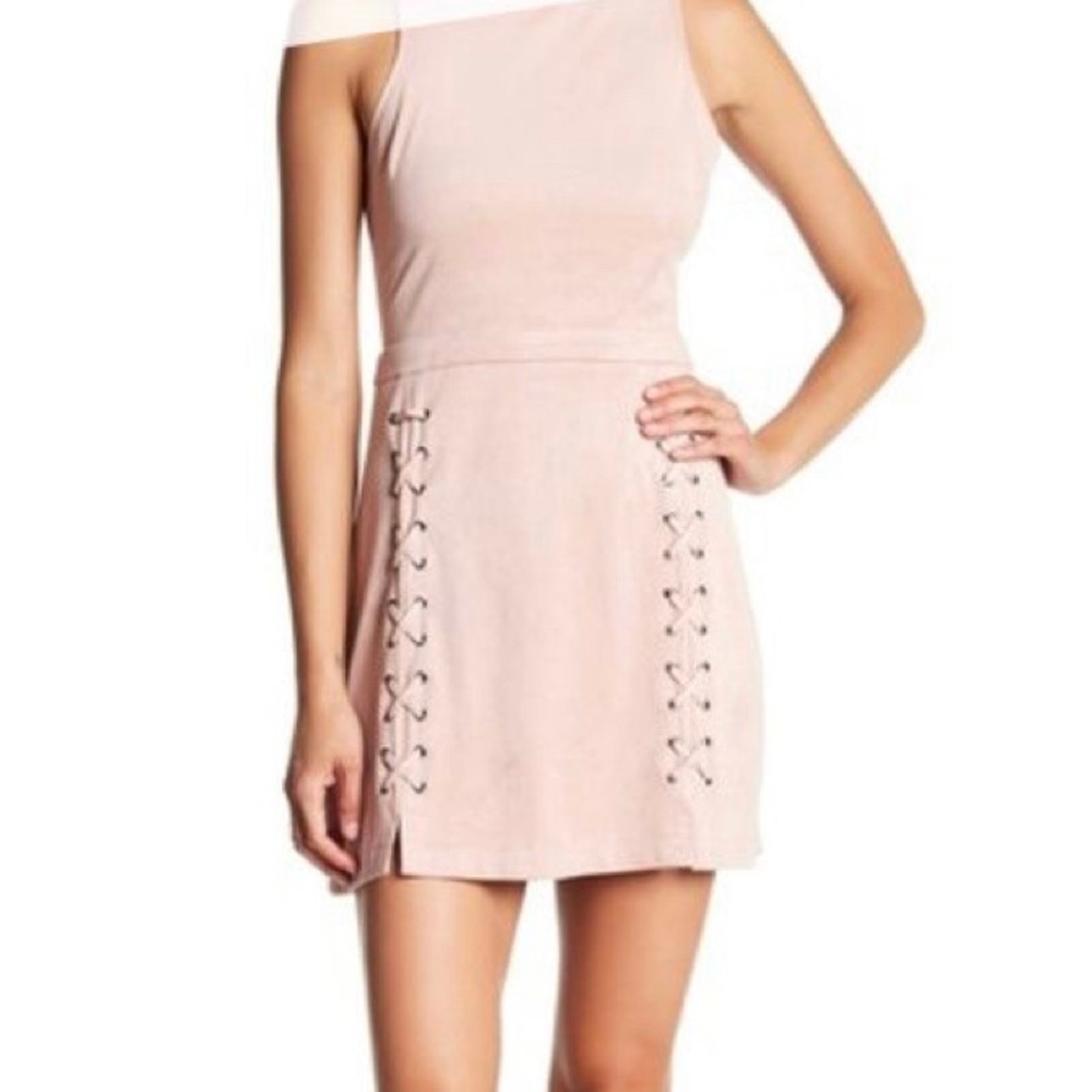 Cupcakes and Cashmere Faux Suede Dress